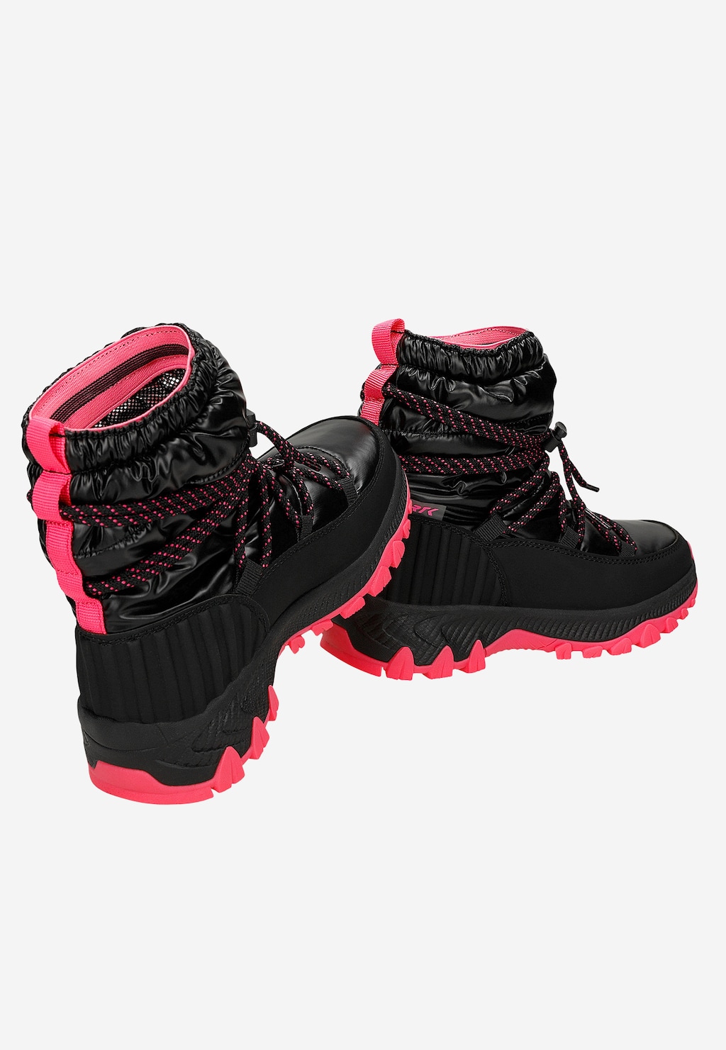 Čierno-ružové snehule pre dievčatá s ortaliónovou sárou BARTEK 85007-11 Widok 10
