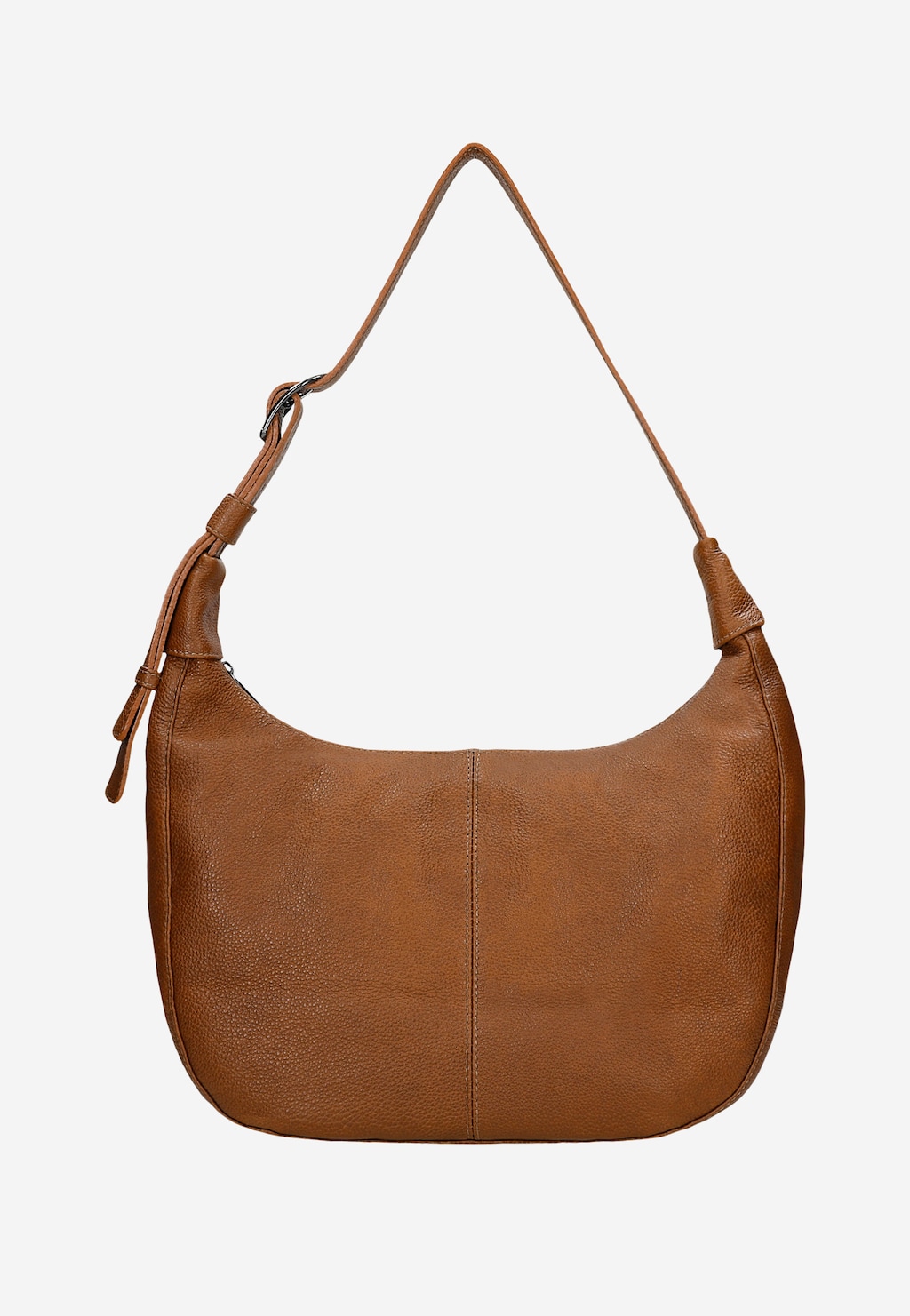 Velká dámská bageta kabelka z lícové kůže a velurové štěpky 80453-73 Widok 3