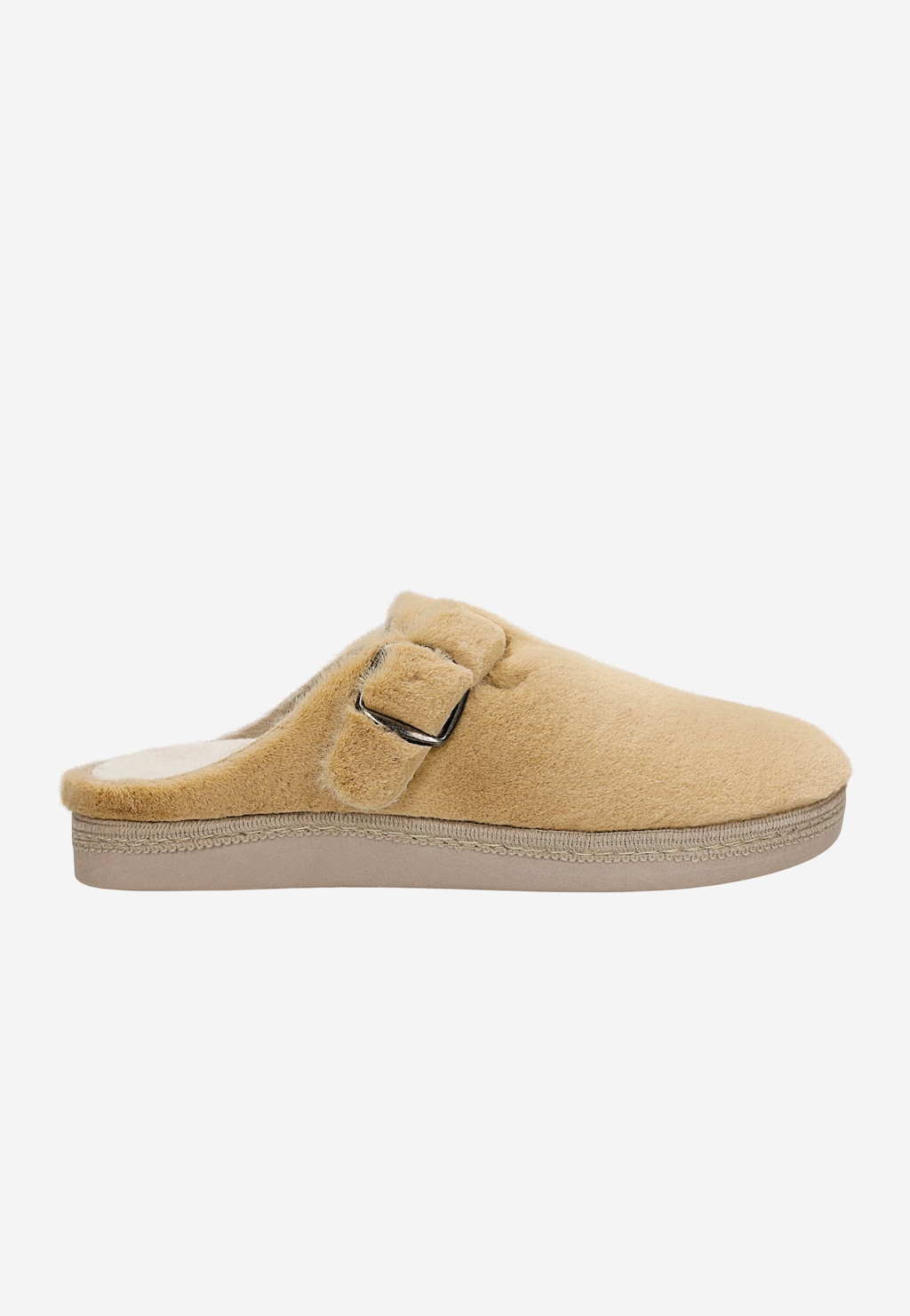 Jasnobrązowe futerkowe pantofle RELAKS R34012-12 Widok 1