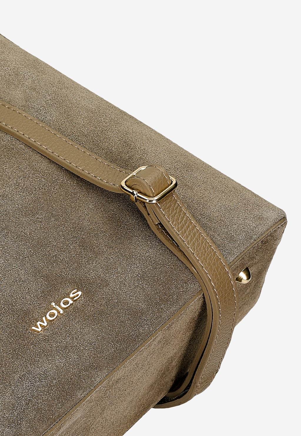 Béžová dámská kabelka z lícové kůže a velurové štěpky 80427-74 Widok 8