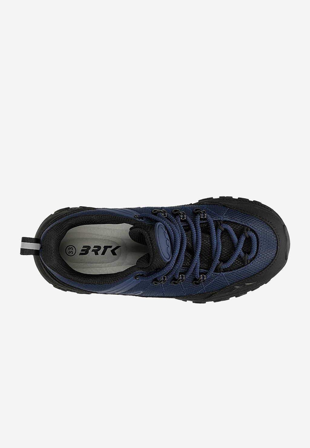 Granatowo-czarne niskie trekkingi dziecięce BARTEK 87011-46 Widok 4