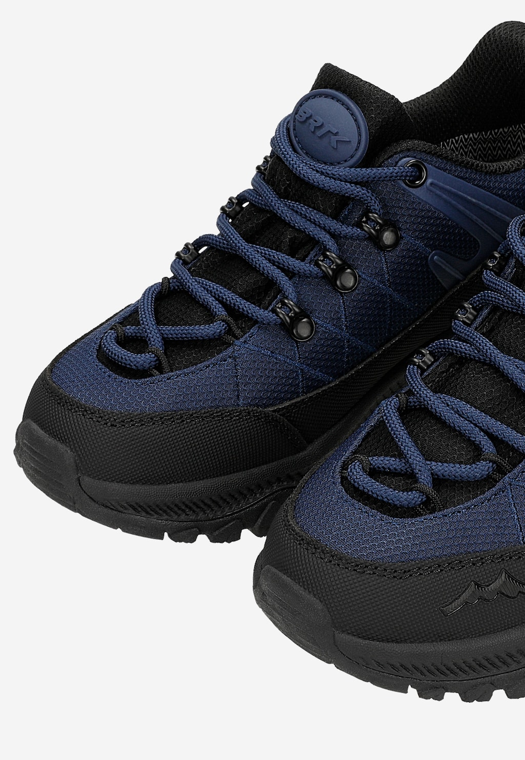 Granatowo-czarne niskie trekkingi dziecięce BARTEK 87011-46 Widok 7