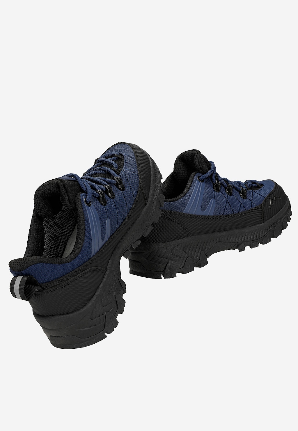 Granatowo-czarne niskie trekkingi dziecięce BARTEK 87011-46 Widok 8