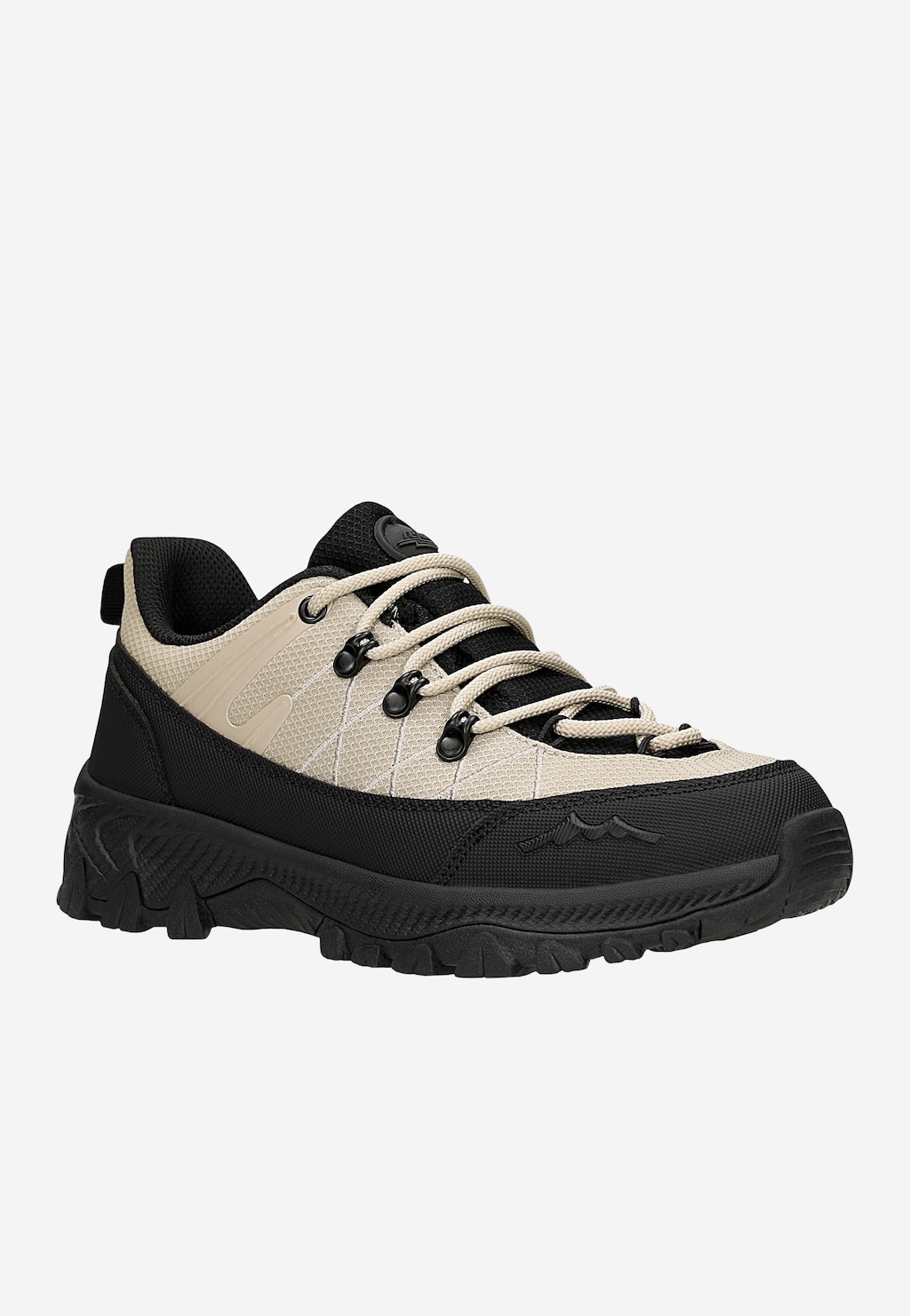 Beżowo czarne półbuty trekkingowe damskie RELAKS z membraną nano-TEX™ R34204-44 Widok 2