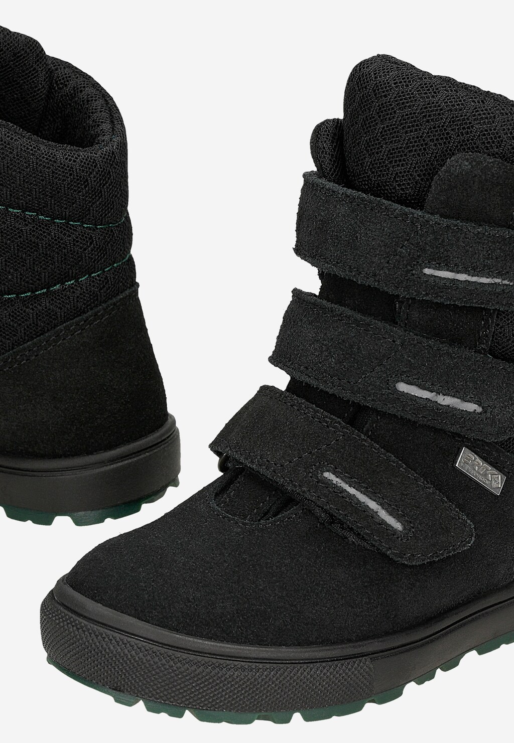 Czarne trzewiki ocieplane naturalną wełną BARTEK 14319009 II Widok 7