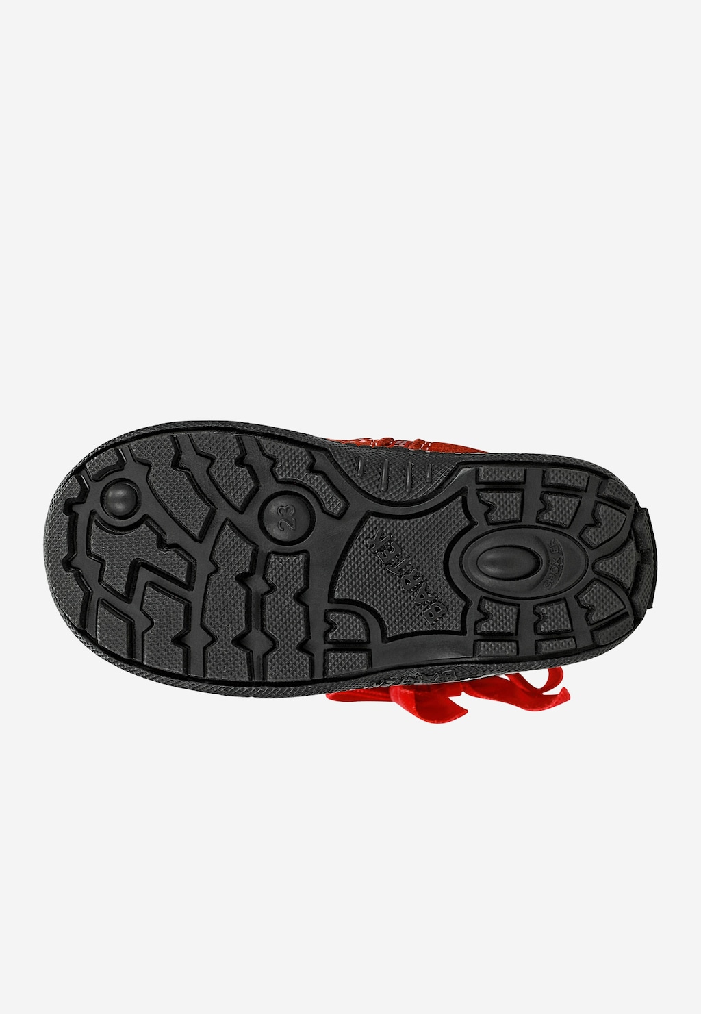 Červené čižmy pre dievčatá s mašľou BARTEK W-61234/09K Widok 5