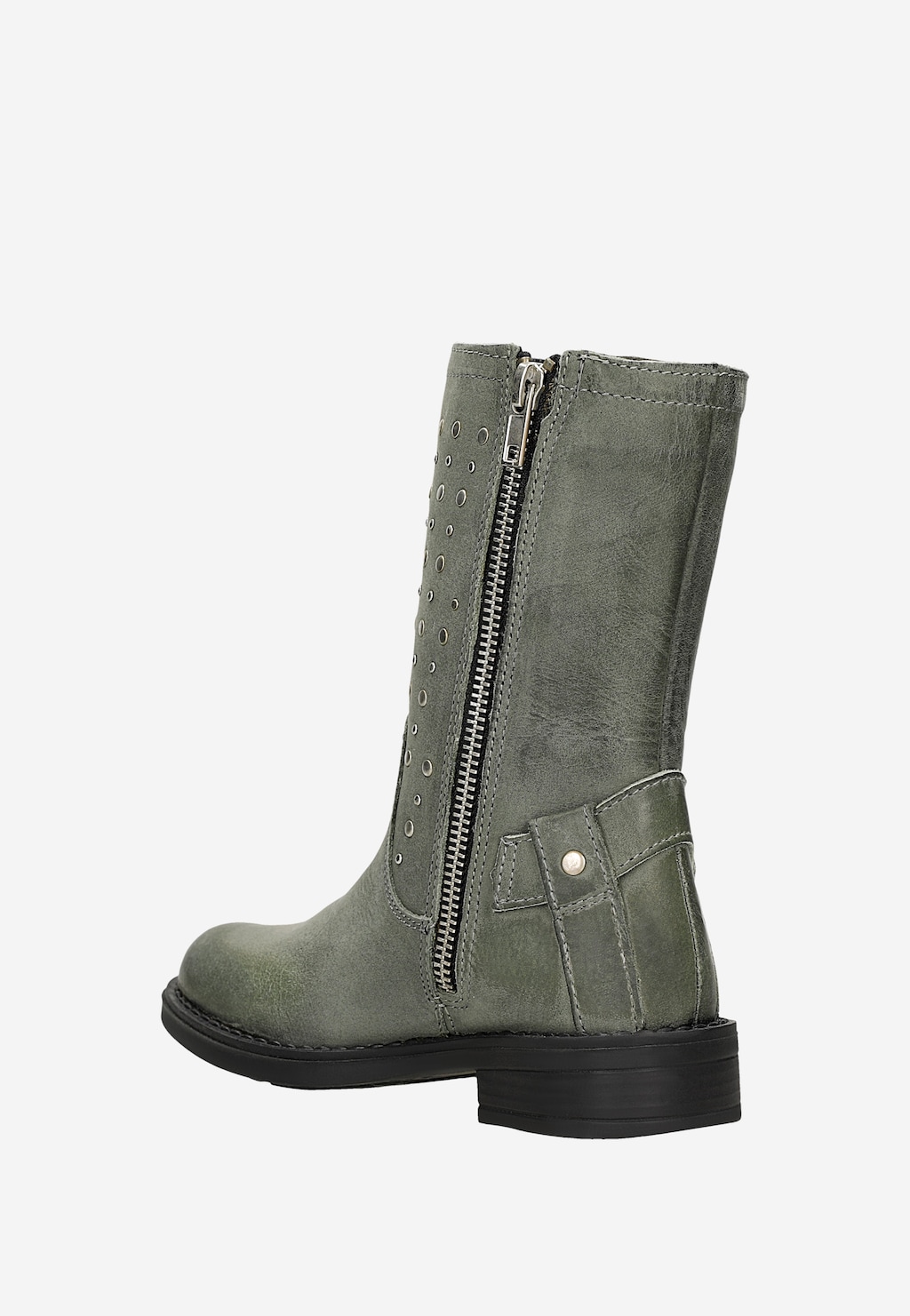 Zateplené členkové topánky BARTEK T-57162/1A8 II, pre dievčatá, sivé Widok 4