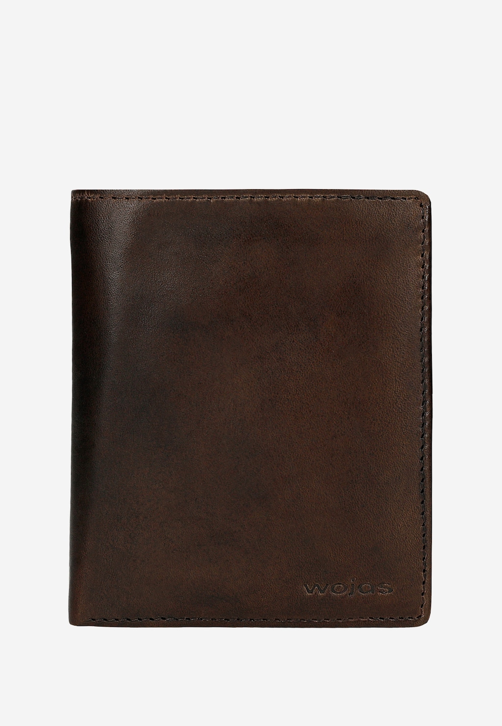 Ciemnobrązowy skórzany portfel męski 91119-52 Widok 1