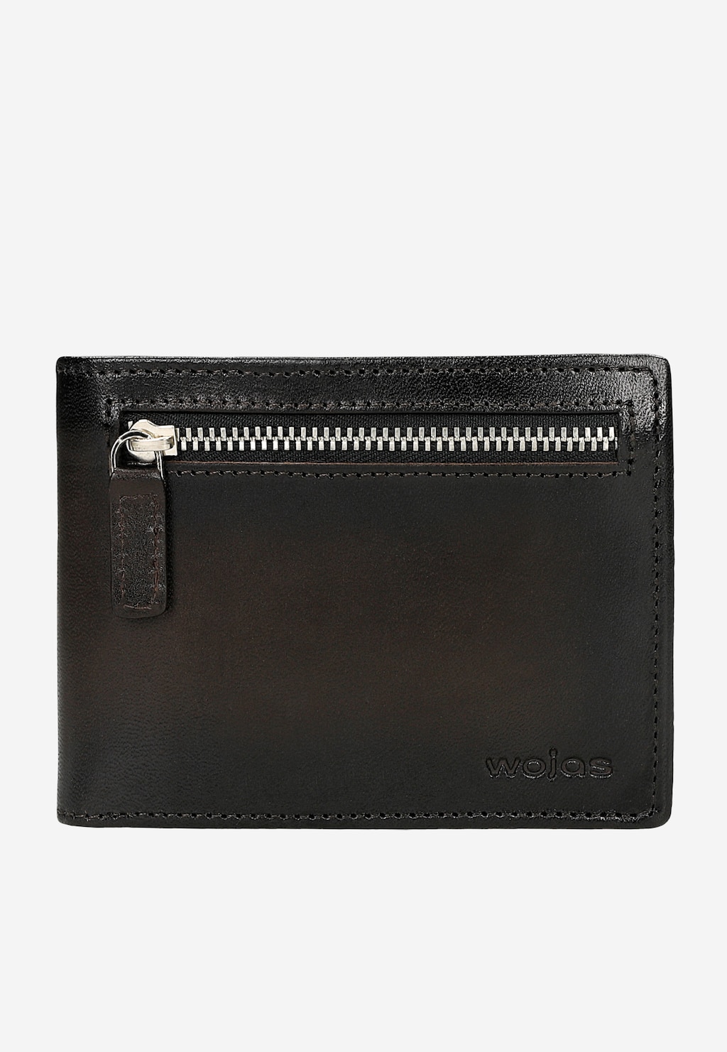 Ciemnobrązowy portfel męski ze skóry naturalnej 91130-52 Widok 1