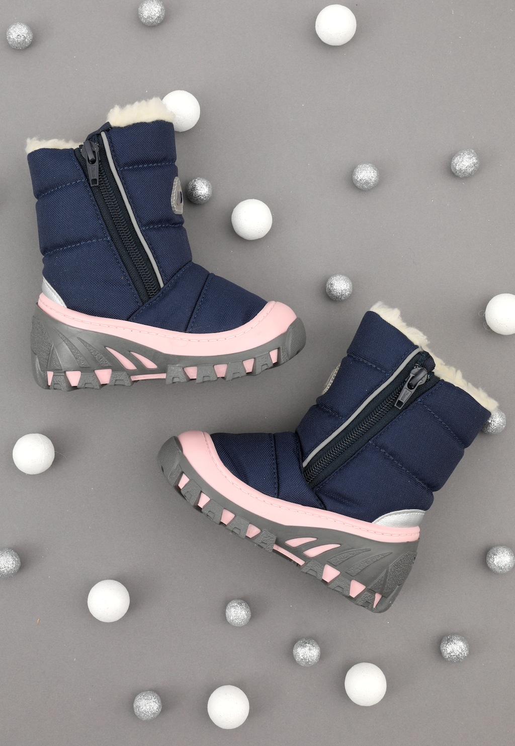 Tmavomodro-ružové snehule BARTEK s hydrofóbnou povrchovou úpravou 11625004 Widok 9