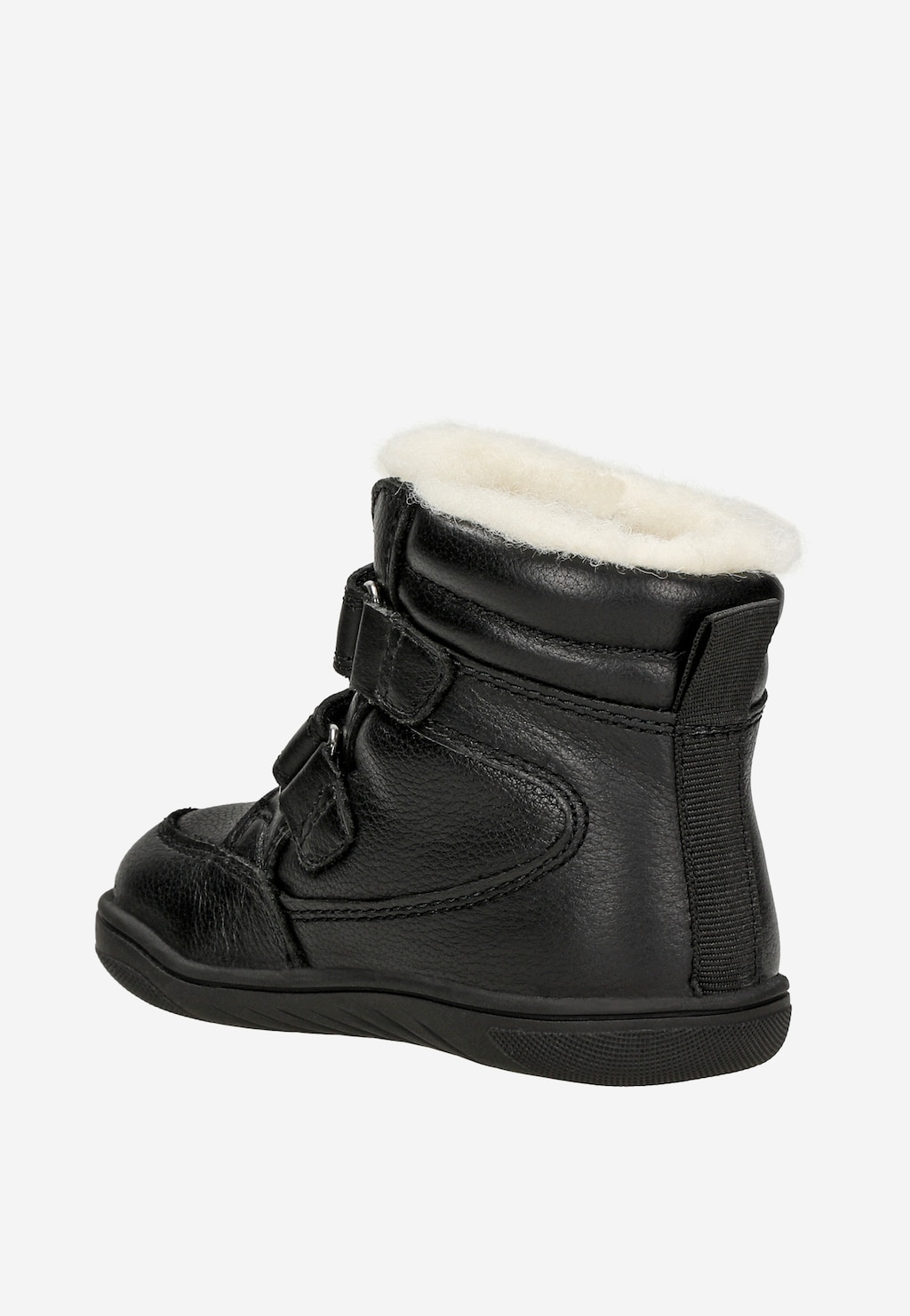 Czarne skórzane śniegowce barefoot ocieplane naturalną wełną BARTEK 84014-51 Widok 3