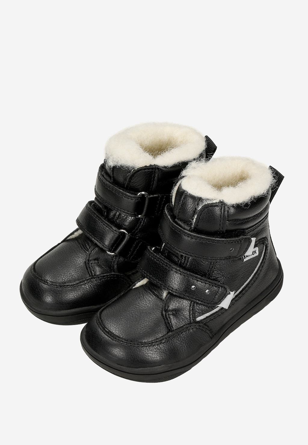 Czarne skórzane śniegowce barefoot ocieplane naturalną wełną BARTEK 84014-51 Widok 8