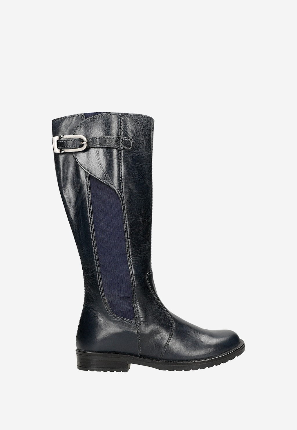 Kozaki BARTEK T-BLANCHE/SOF/BLU II, dla dziewcząt, granatowy Widok 1