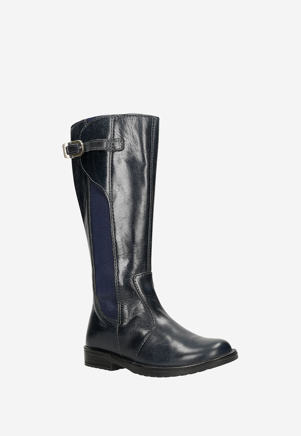 Kozaki BARTEK T-BLANCHE/SOF/BLU II, dla dziewcząt, granatowy Widok 2