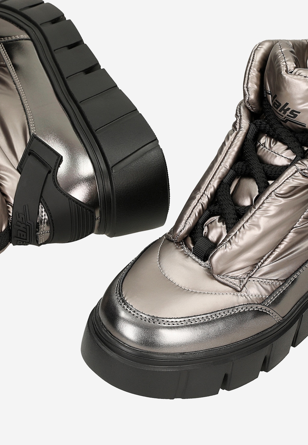 Złote ortalionowe śniegowce RELAKS R64014-18 Widok 6