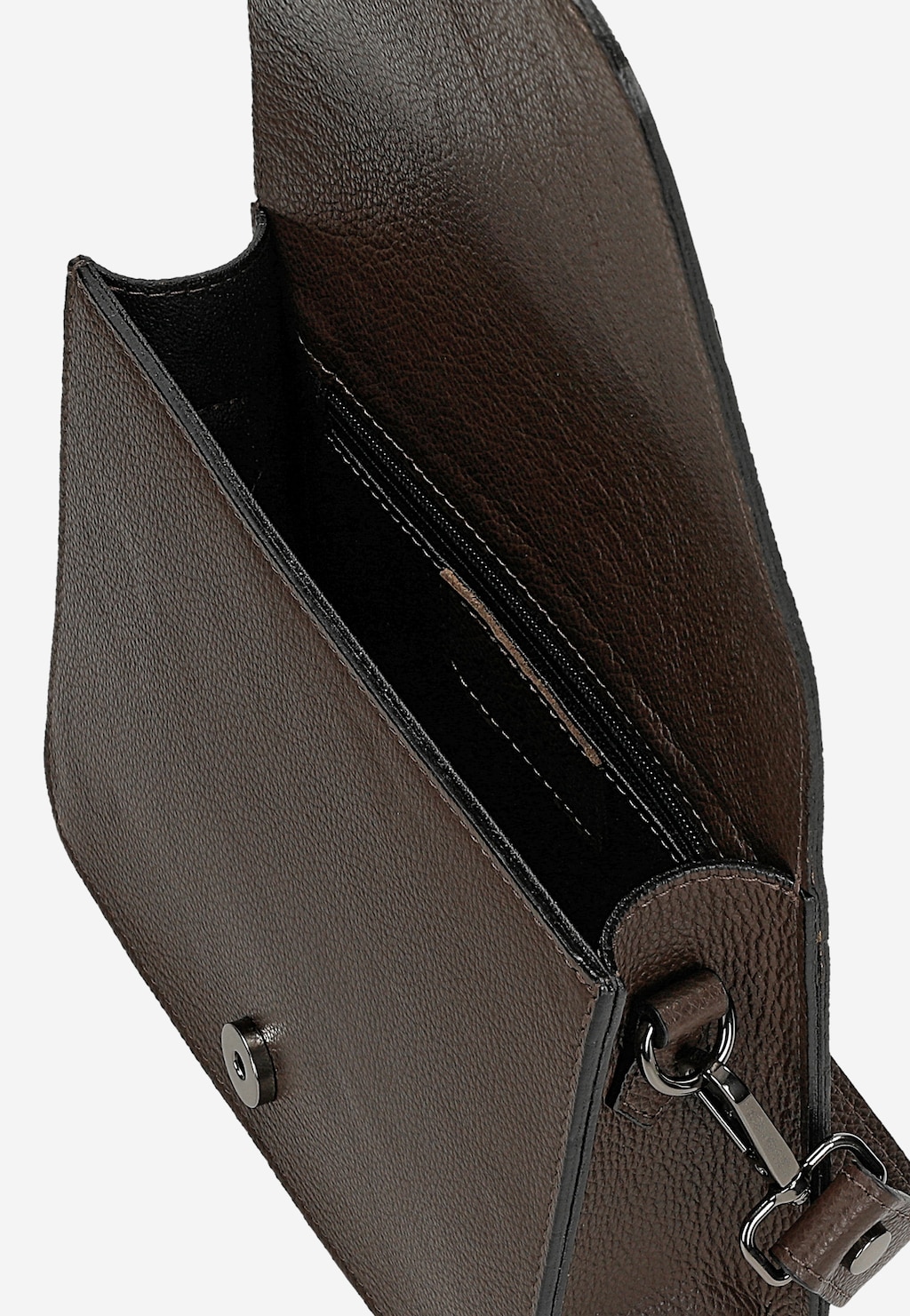 Ciemnobrązowa czekoladowa torebka damska crossbody 80187-72 Widok 6