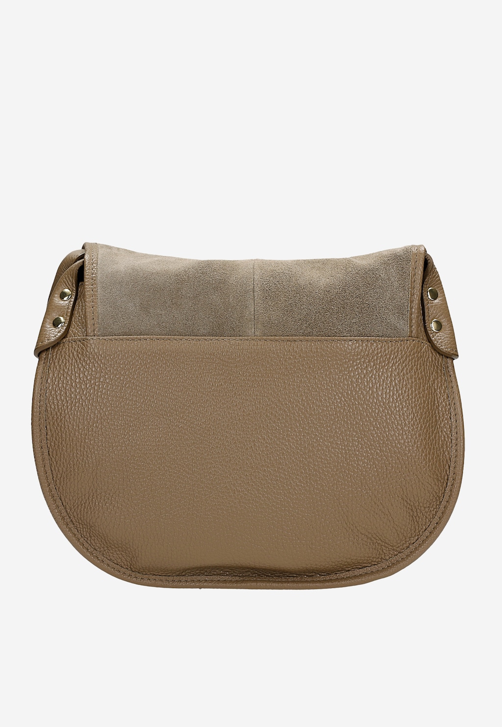 Ciemnobeżowa torebka półksiężyc 80401-74 Widok 3