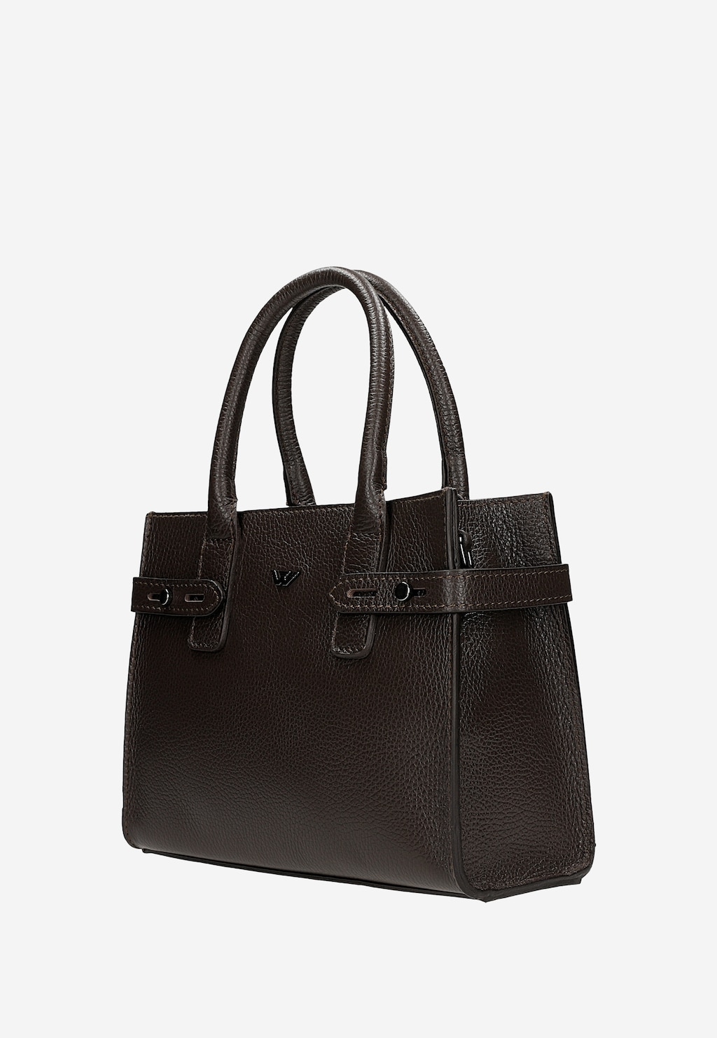 Brązowa czekoladowa torebka skórzana 80405-52 Widok 2