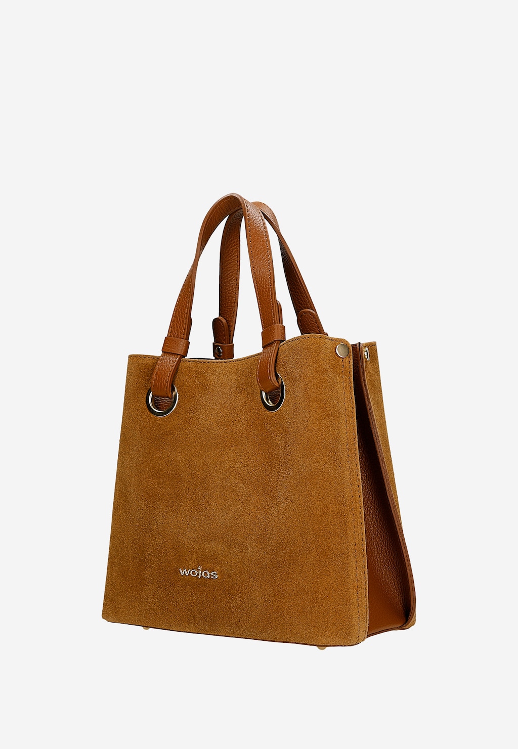 Jasnobrązowa torebka damska kuferek 80408-73 Widok 2