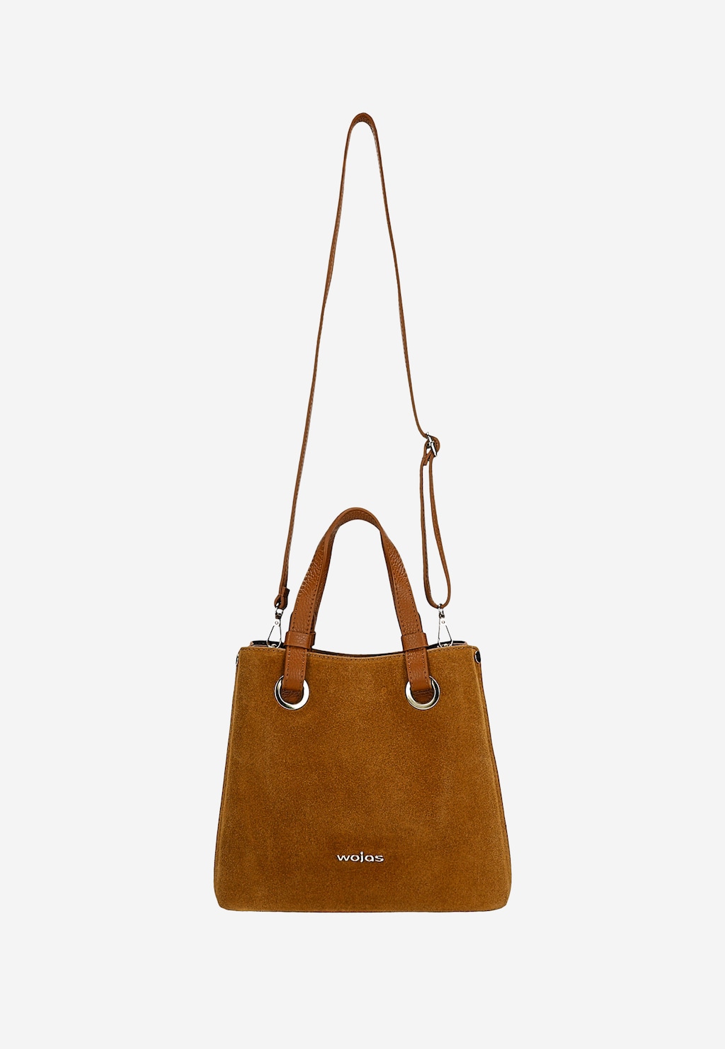 Jasnobrązowa torebka damska kuferek 80408-73 Widok 4