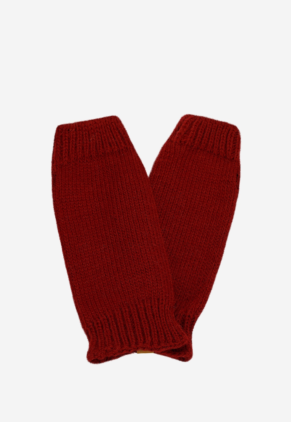 Bordowe mitenki damskie RELAKS R95007-85 Widok 2