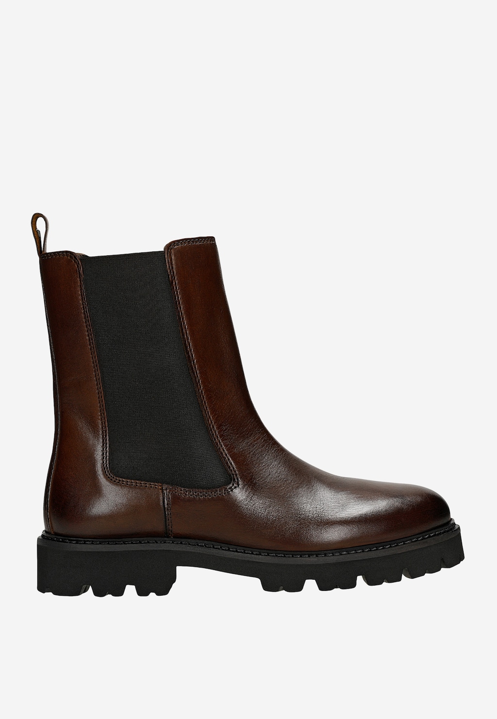 Brązowe wysokie sztyblety damskie 55357-52 Widok 1