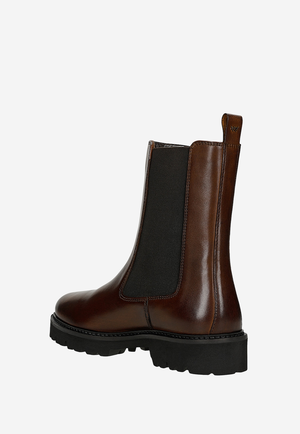 Brązowe wysokie sztyblety damskie 55357-52 Widok 3