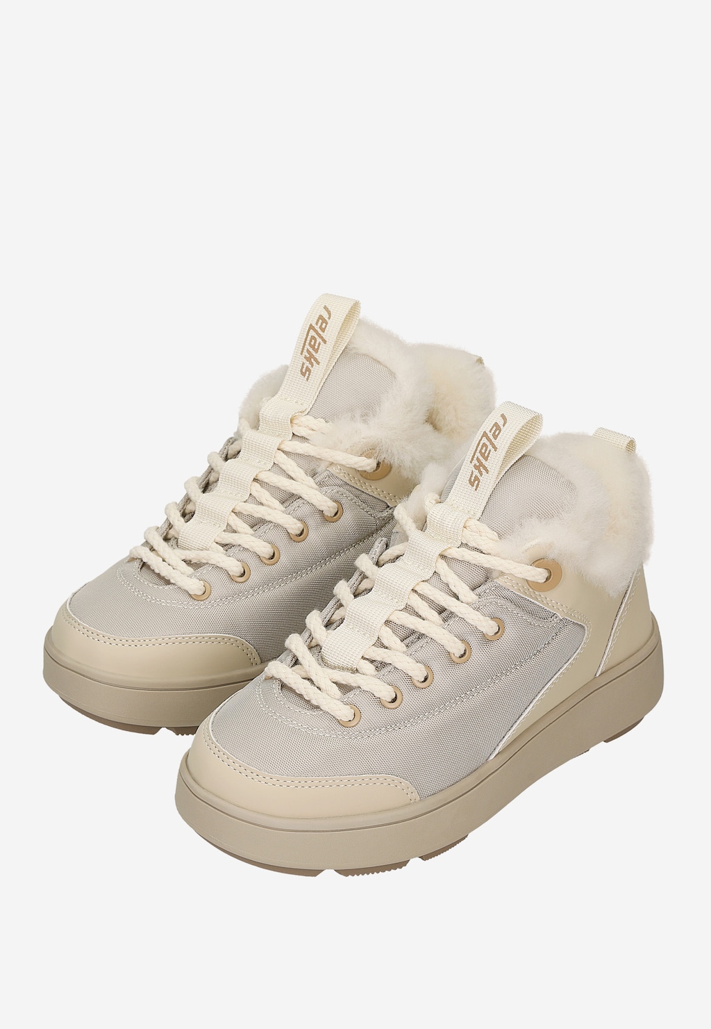 Beżowe śniegowce RELAKS z ociepleniem R64012-14 Widok 7