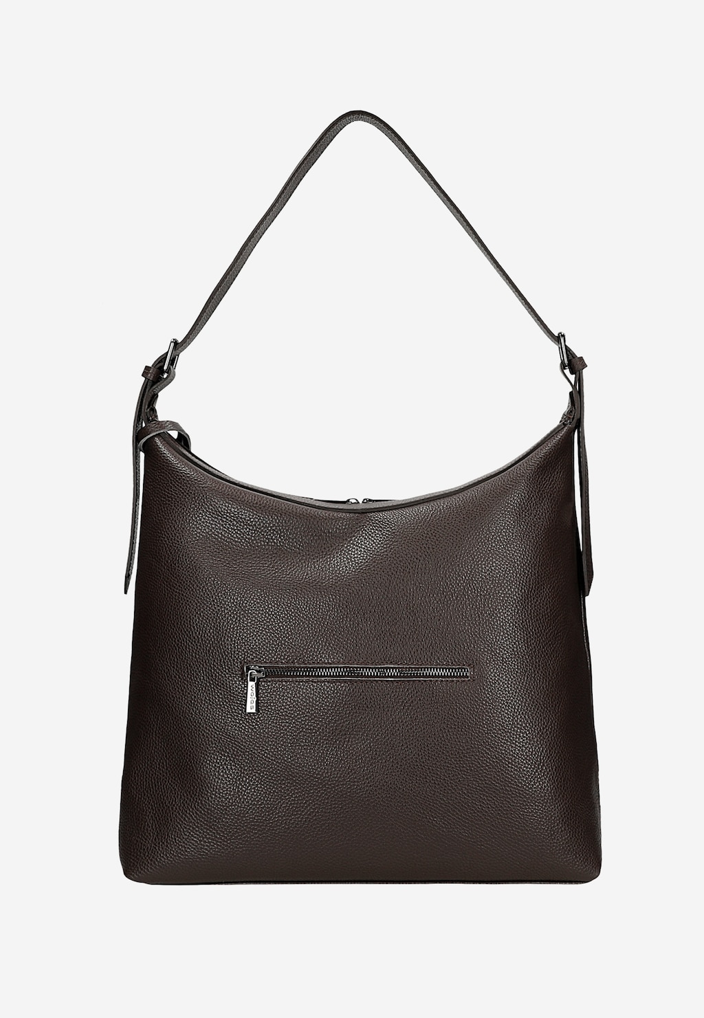 Ciemnobrązowa skórzana torebka damska 80445-52 Widok 3