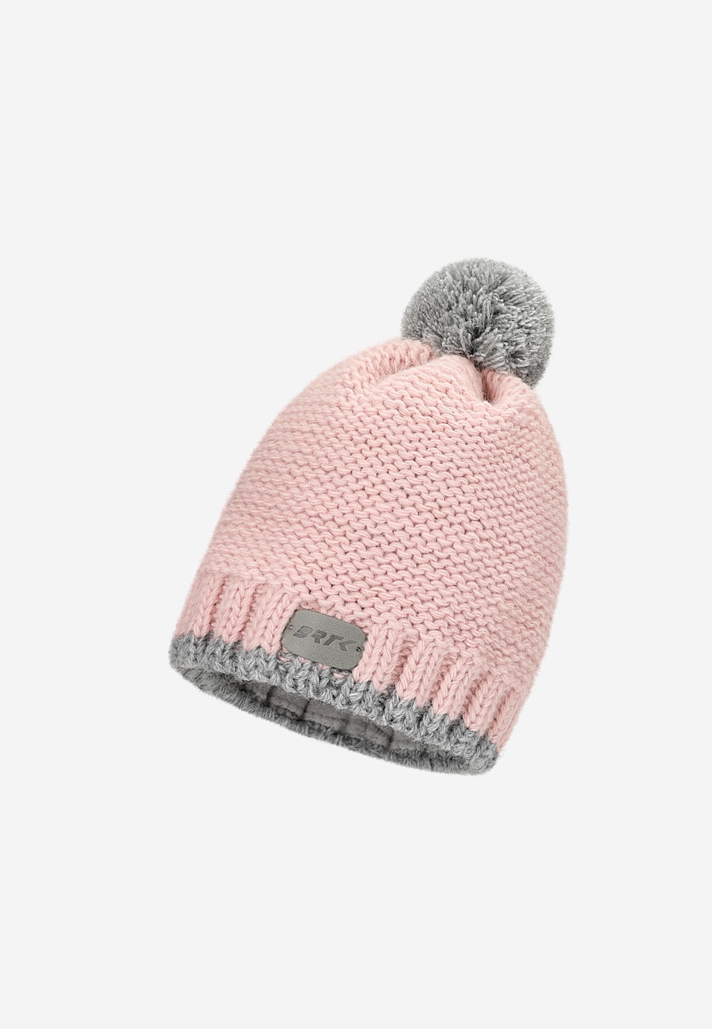 Růžová sada BARTEK pro holčičku čepice s reflexním bambulí + nákrčník Widok 3