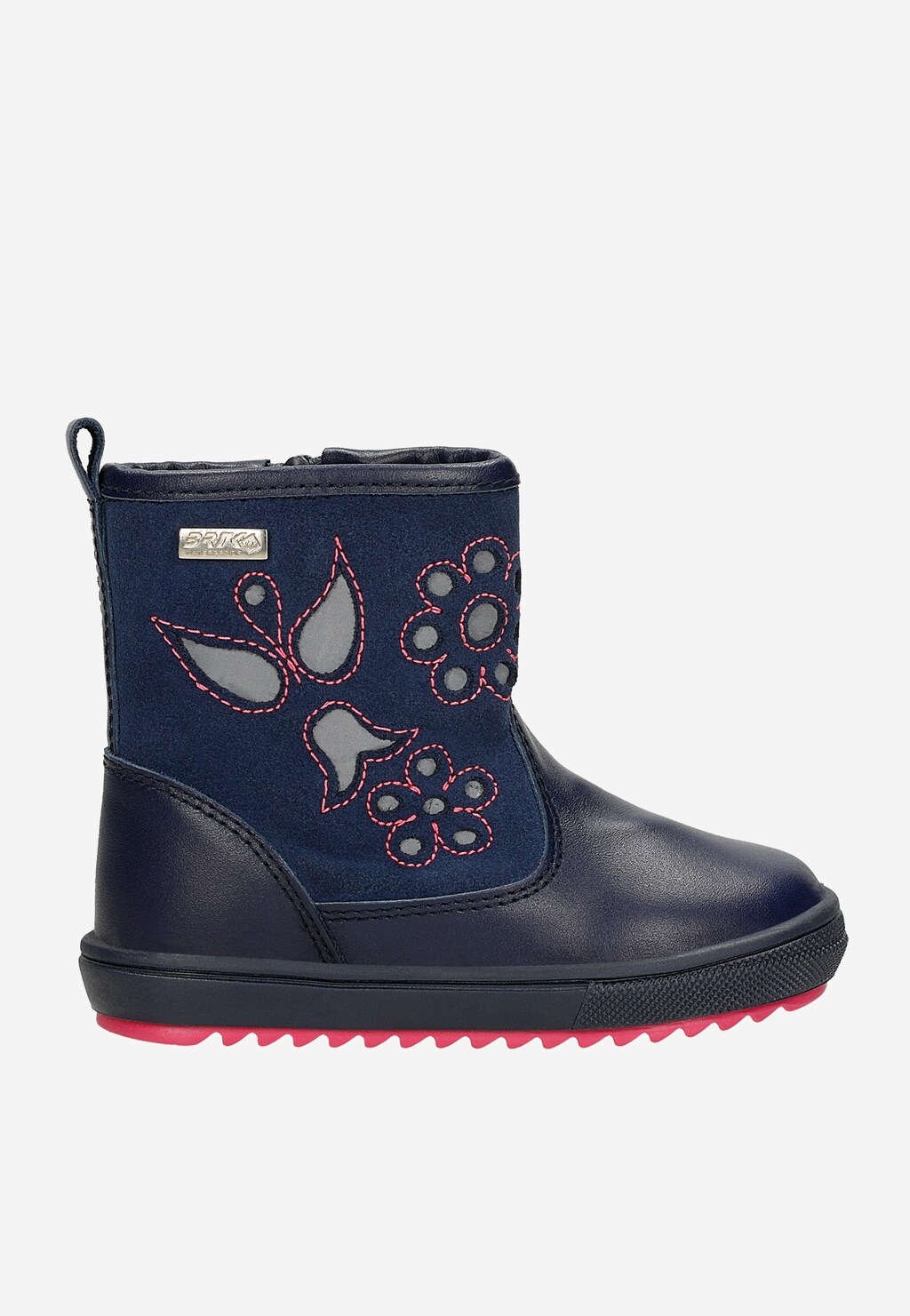 Tmavě modré zateplené kotníkové boty pro dívky BARTEK W-410010/SLM Widok 2