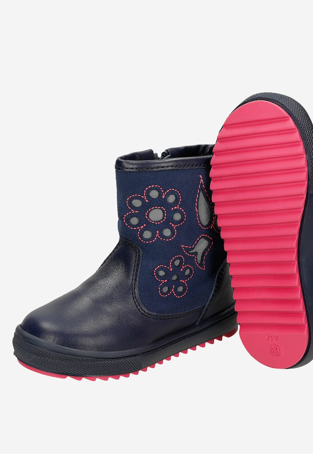 Tmavě modré zateplené kotníkové boty pro dívky BARTEK W-410010/SLM Widok 7