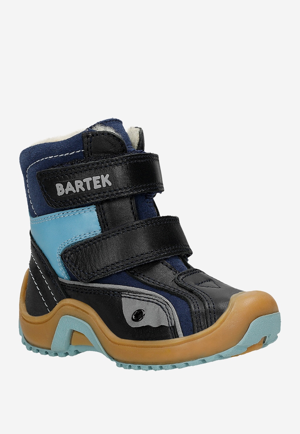 Zateplené kotníkové boty BARTEK W-71482/0UZ, pro kluky, modré Widok 3