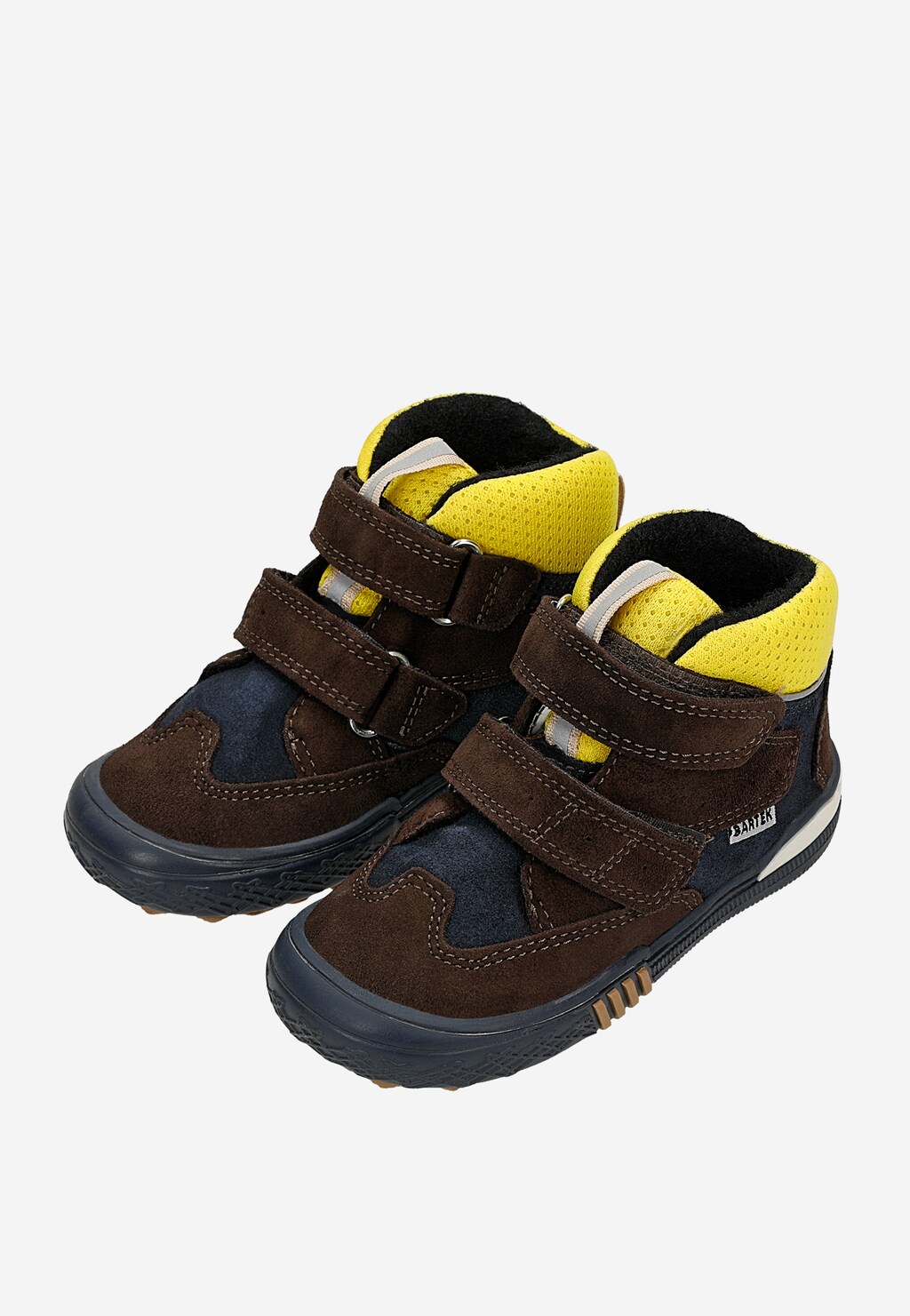 Brązowe trzewiki z kontrastową wstawką BARTEK 021704-028 II Widok 7