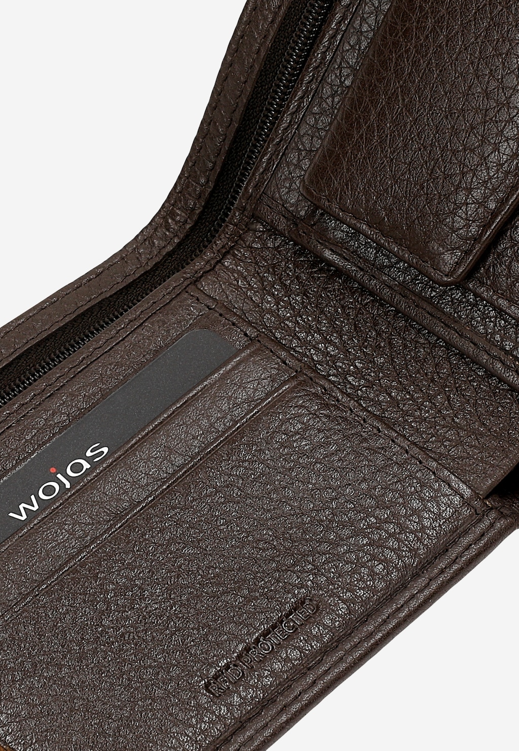Brązowy portfel męski ze skóry licowej 91120-52 Widok 5
