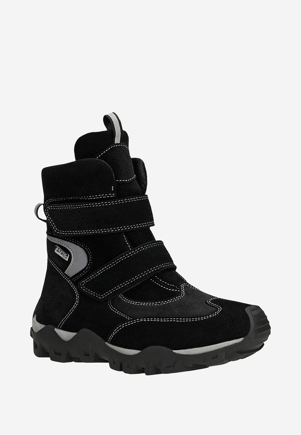 Zateplené členkové topánky BARTEK 17292018, čierno-sivé Widok 3