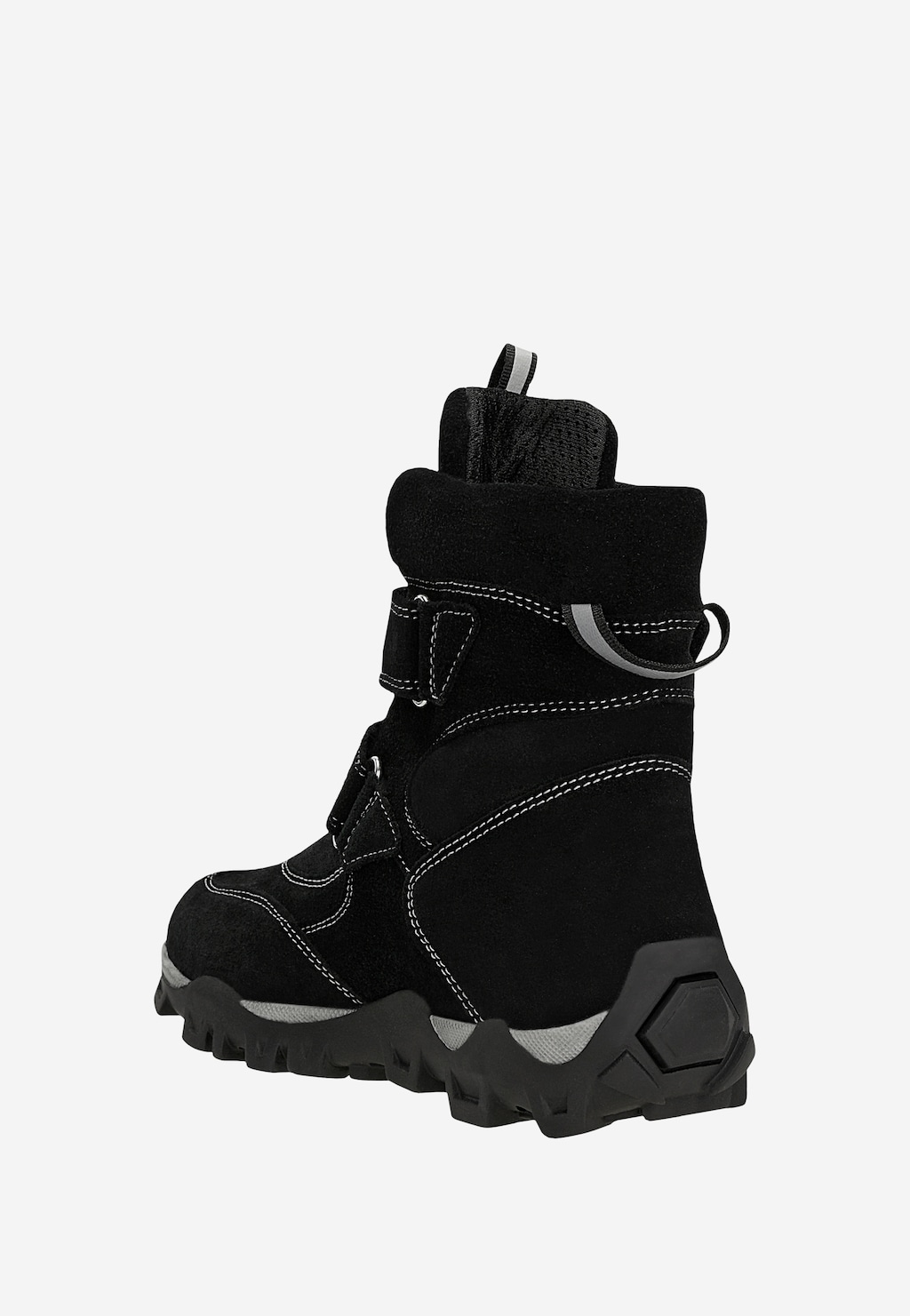 Zateplené členkové topánky BARTEK 17292018, čierno-sivé Widok 4