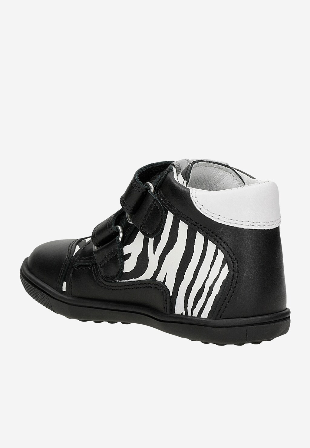 Trzewiki BARTEK W-011703-027 II, dla dziewcząt, czarno-biały Widok 3