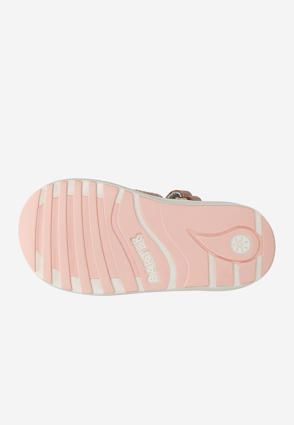 Różowe skórzane trzewiki wycięte dla dziewczynki BARTEK 011694-003 II Widok 5