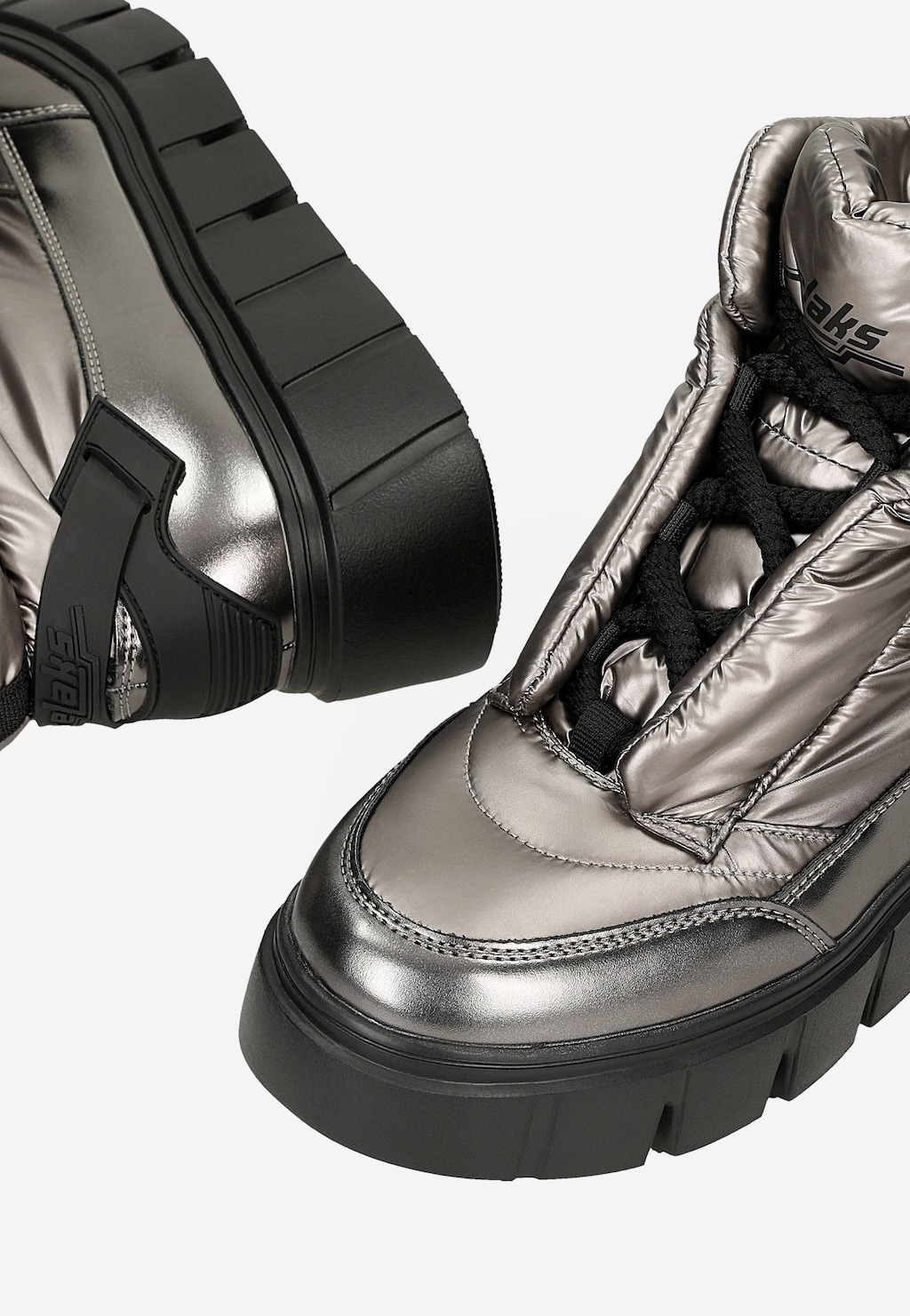 Złote ortalionowe śniegowce RELAKS R64014-18 Widok 6