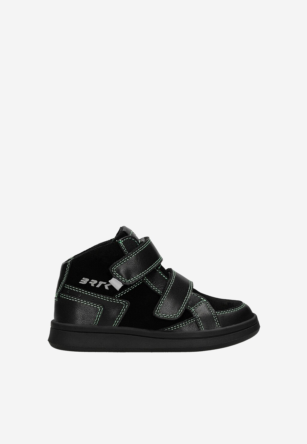 Černé-zelené chlapecké kotníkové boty na suchý zip BARTEK 86317-71 Widok 1