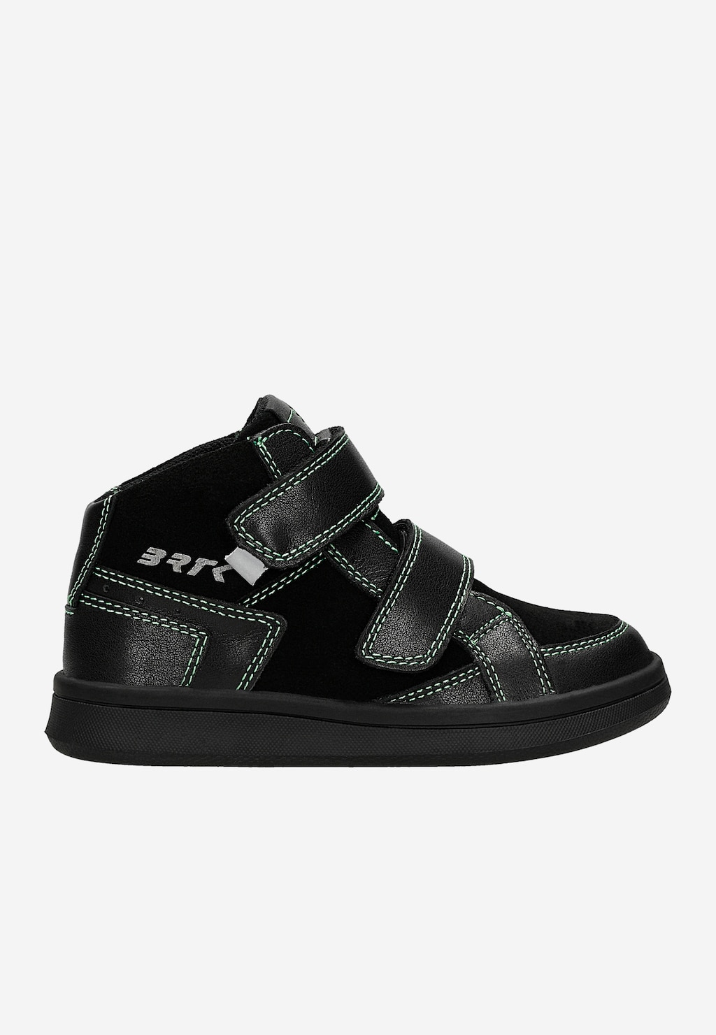 Czarno-zielone trzewiki chłopięce zapinane na rzep BARTEK 86317-71 Widok 1