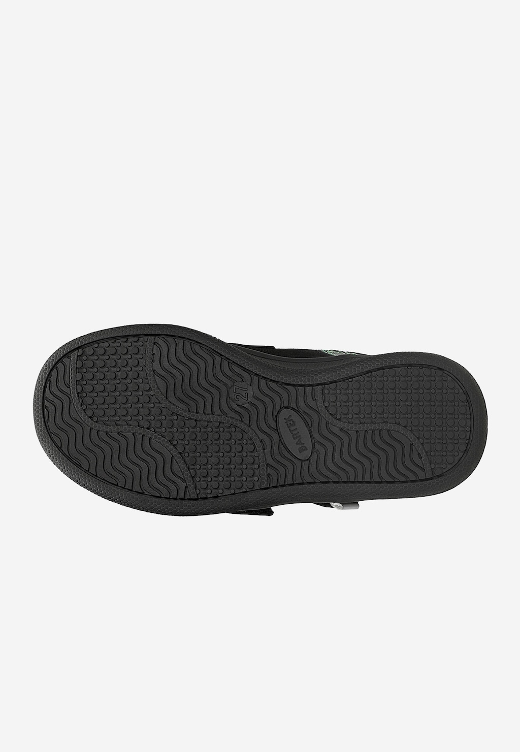 Czarno-zielone trzewiki chłopięce zapinane na rzep BARTEK 86317-71 Widok 5