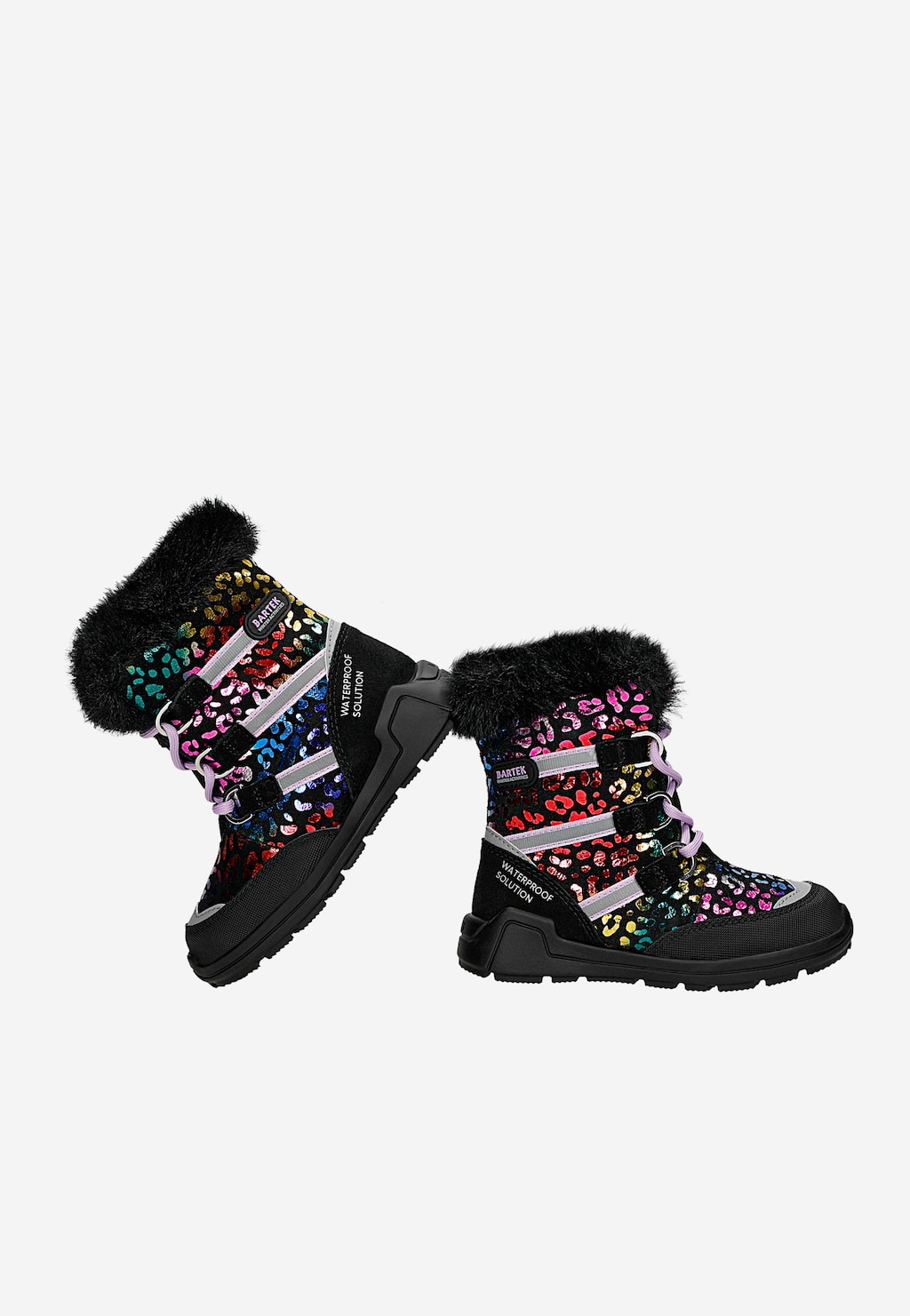 Śniegowce BARTEK, 85003-65, dla dziewcząt, multicolor Widok 6