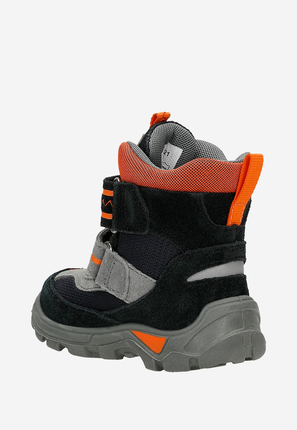 Zateplené kotníkové boty BARTEK T-51581/98, černošedooranžové Widok 4