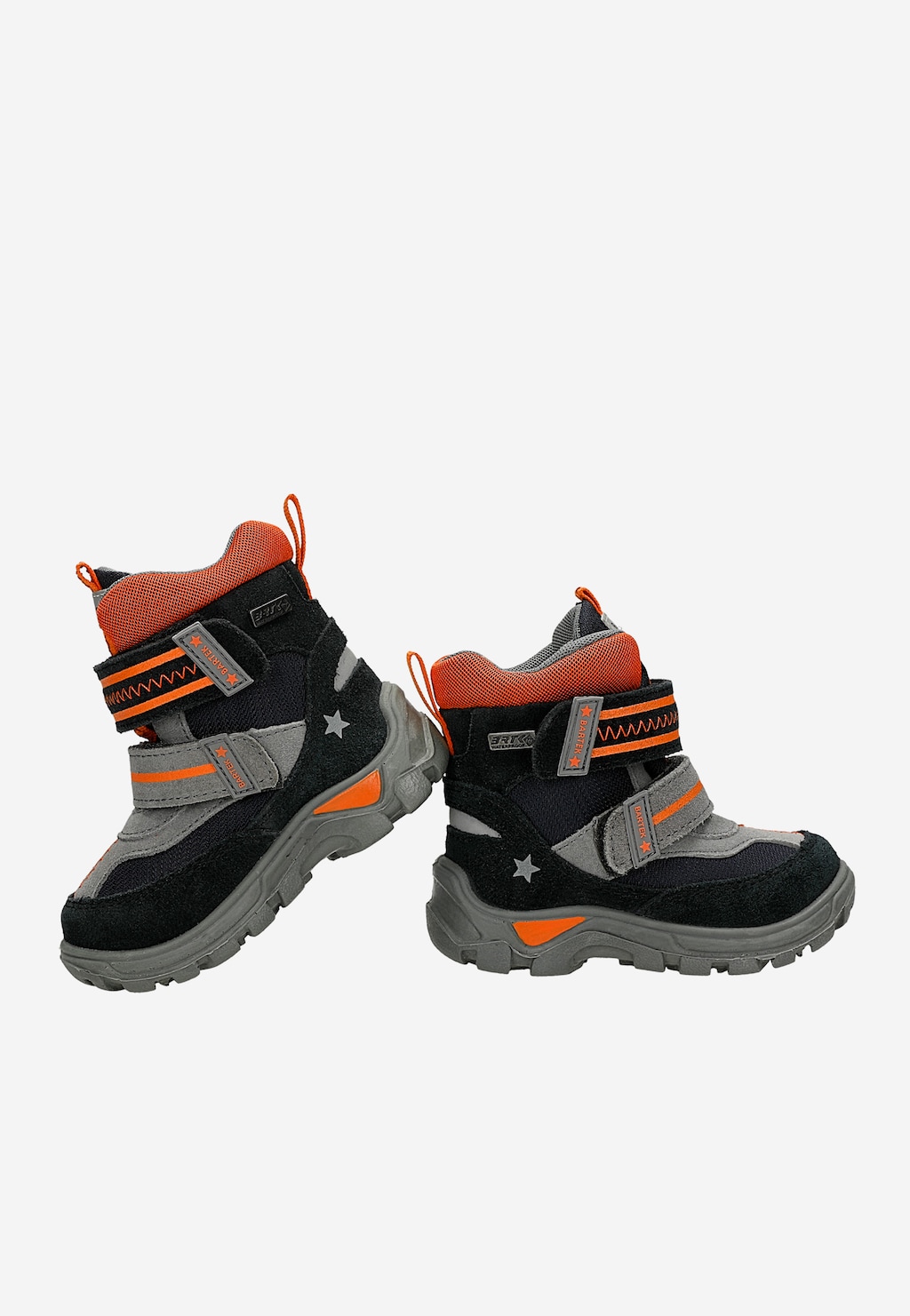 Zateplené kotníkové boty BARTEK T-51581/98, černošedooranžové Widok 7