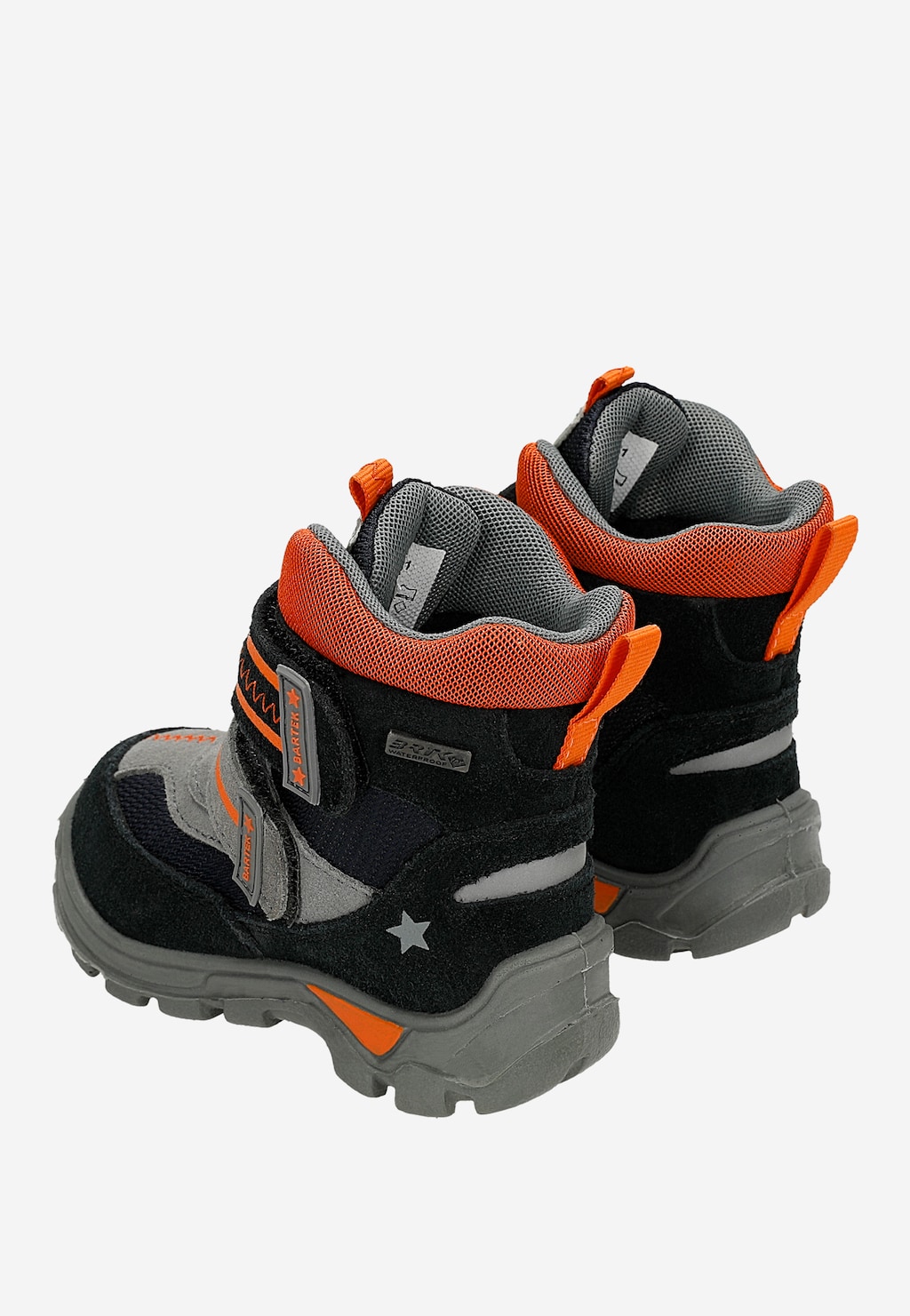 Zateplené kotníkové boty BARTEK T-51581/98, černošedooranžové Widok 8
