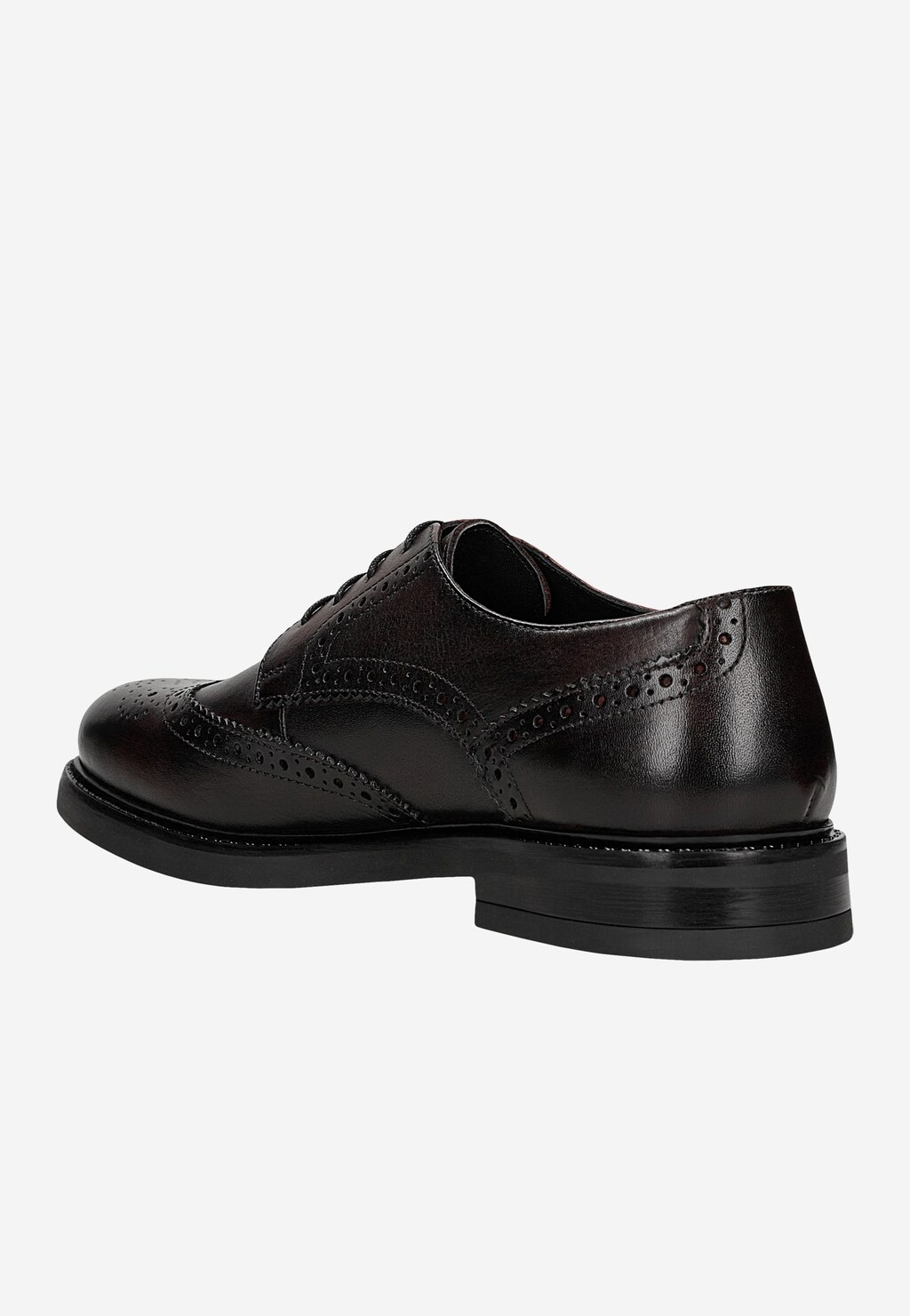 Bordó pánské brogy z lícové kůže 10278-55 Widok 3