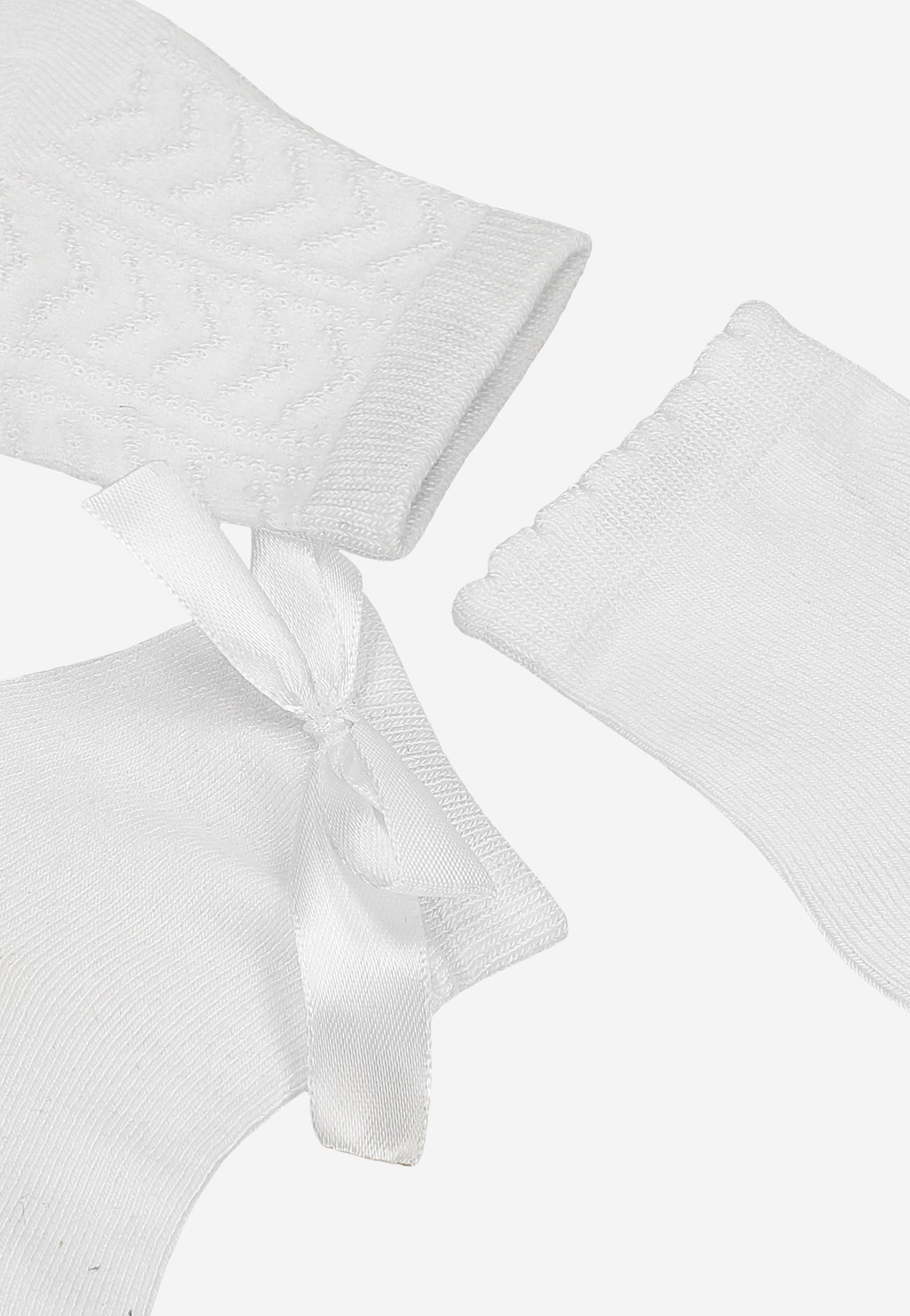 Białe skarpety dziecięce 3-pak BARTEK 85702-49 Widok 5