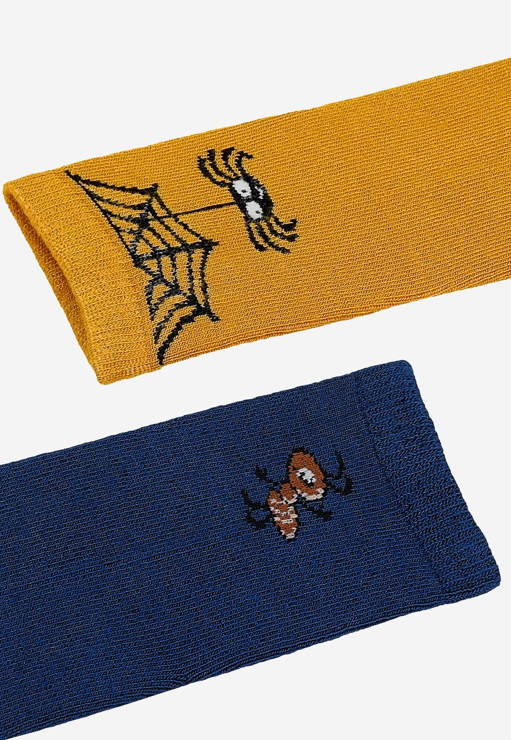 2-pak granatowe i pomarańczowe skarpety chłopięce w owady BARTEK 85704-48 Widok 4